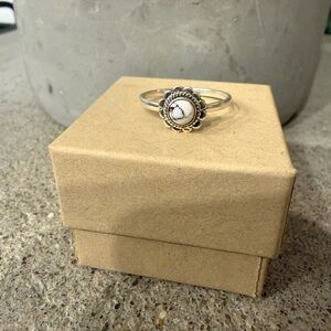 Sterling Silver 925 Ring size 10 with Wild Horse Stone